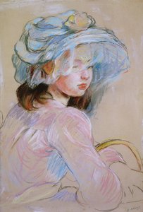 Ragazza che porta un cesto, 1891 da Berthe Morisot